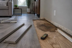 Water Under Vinyl Plank Flooring: Find It, Dry It, Read the Warranty
